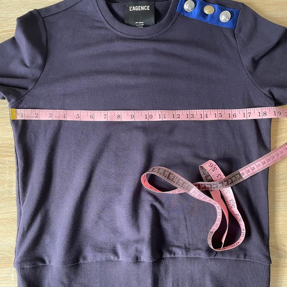 L'Agence Pur Amour Sweatshirt Size 25 - Picture 5 of 6